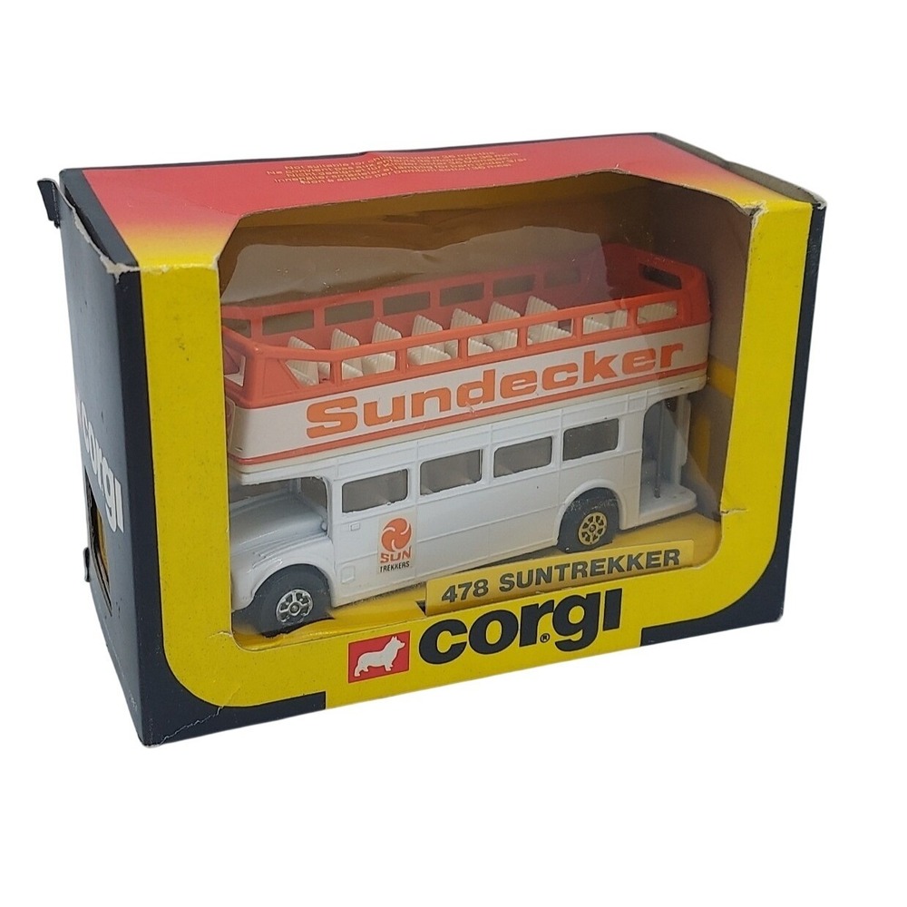1983 Corgi 478 Suntrekker Double Decker Routemaster Bus Sundecker